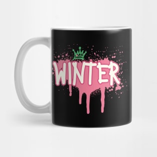 Winter Aespa Graffiti Mug